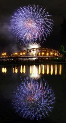 旭川夏まつり第61回道新納涼花火大会