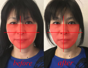 ビフォー・アフター見比べ