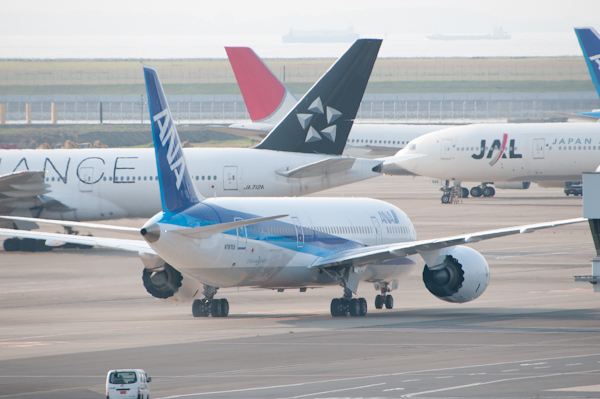 Boeing787(N787EX),787日本発飛来