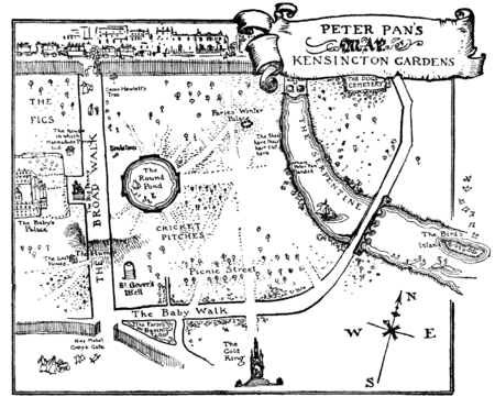 ケンジントン公園のピーター パン の原文 イラストつき 外国文学 イギリス文学他