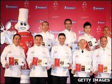 Tokyo chefs who have three Michelin stars - 17 November 2009