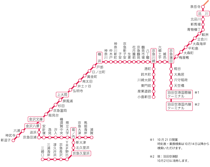 図 京浜 急行 路線