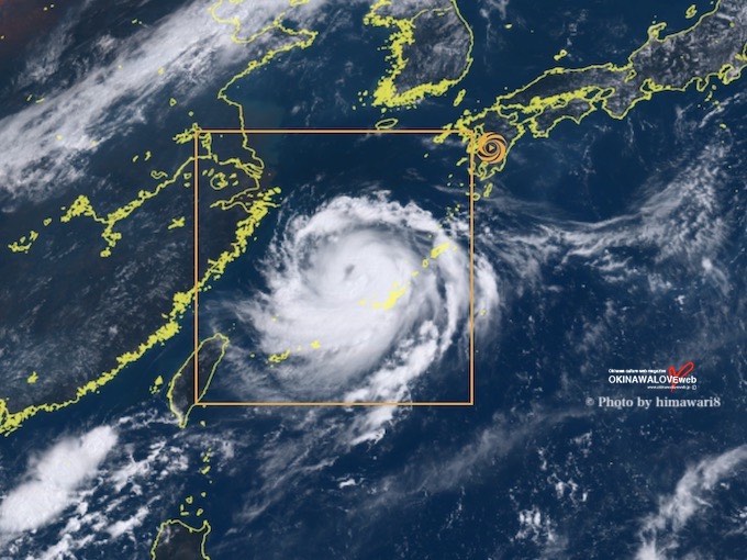 台風情報 ｜台風第8号 8月24日11時12分発表｜今日の沖縄200824 ...