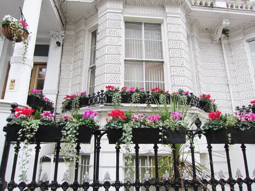 窓辺に花を咲かせましょう ヨーロッパのおもてなし ウィンドウボックス 広島のガーデンコーディネーター ゆっこの庭 寄せ植え教室