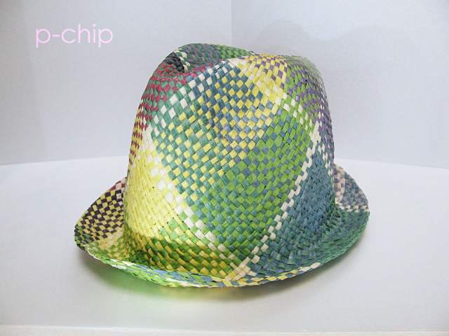組んで作る帽子（ヘンプ）
