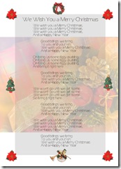 英語歌歌詞I-wish-you-a-merry-christmas