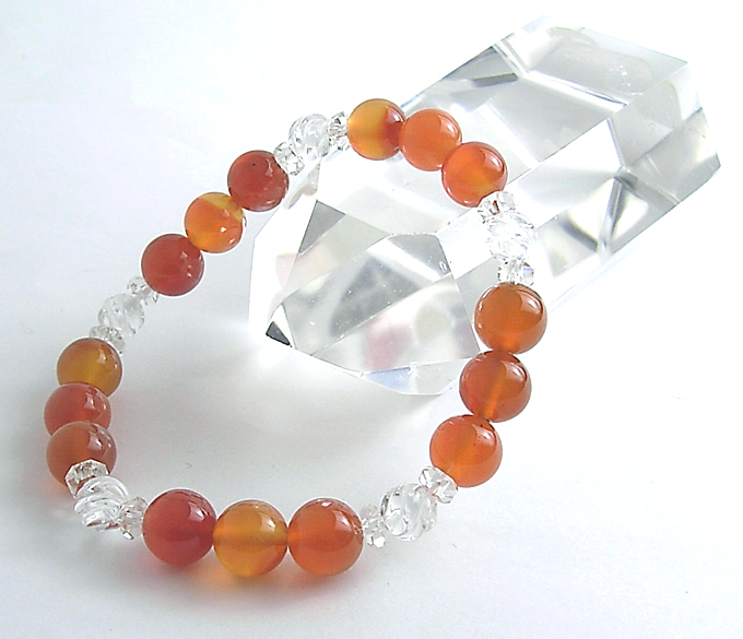 カーネリアン　幸運のお守りカーネリアン