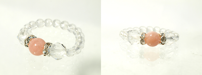 ピンクオパール 流星リング~エンジェルのアリア