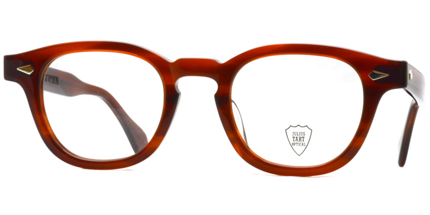 JULIUS TART OPTICAL / AR / AMBER / ￥37,000+tax