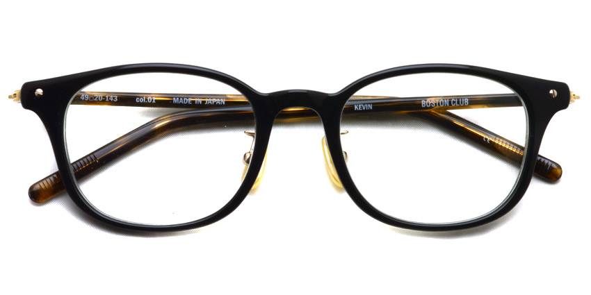 BOSTON CLUB / KEVIN01 / Black/Tortoise - Gold / ￥24,000+tax