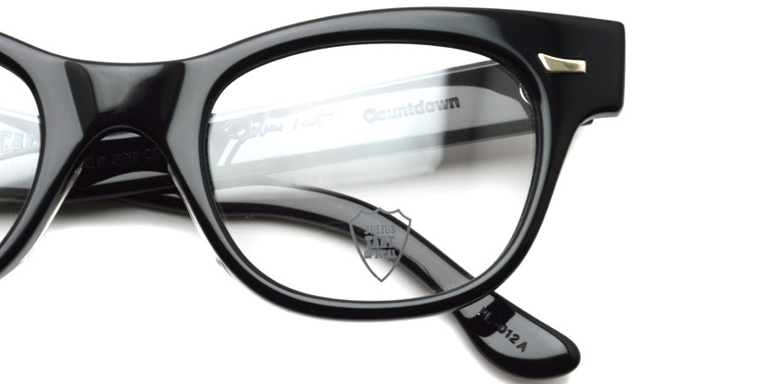 JULIUS TART OPTICAL / COUNTDOWN / BLACK / ￥37,000+tax