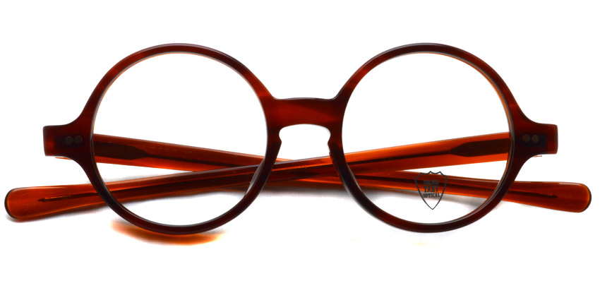 JULIUS TART OPTICAL / T-ROUND / AMBER / ￥37,000+tax