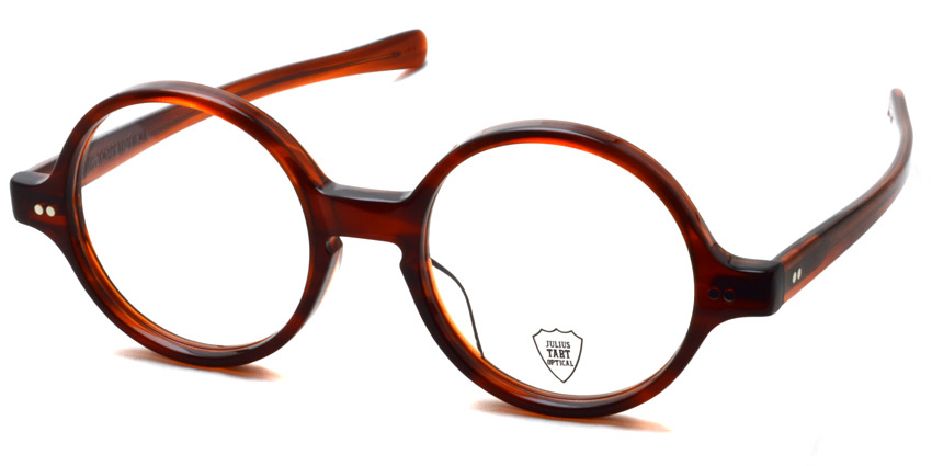 JULIUS TART OPTICAL / T-ROUND / AMBER / ￥37,000+tax