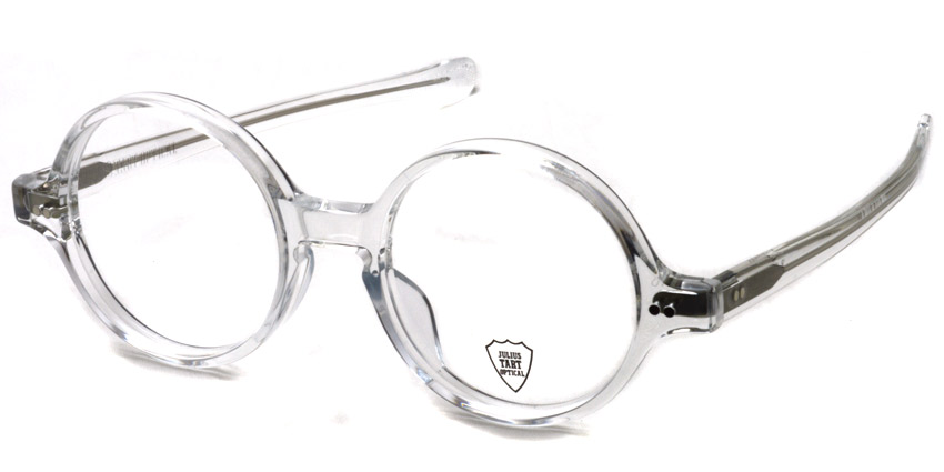 JULIUS TART OPTICAL / T-ROUND / CLEAR CRYSTAL / ￥37,000+tax