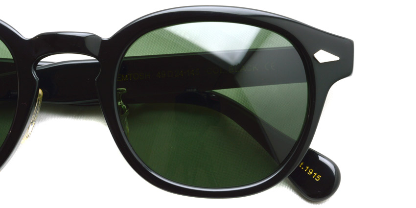 MOSCOT / LEMTOSH Sun w/ METAL NOSE PADS / BK-G15 / ￥34,000+tax