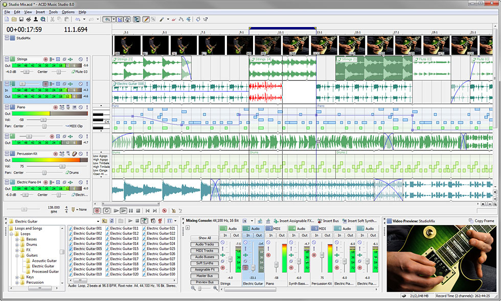 Sony ACID Music Studio 8.0 Software (Book.