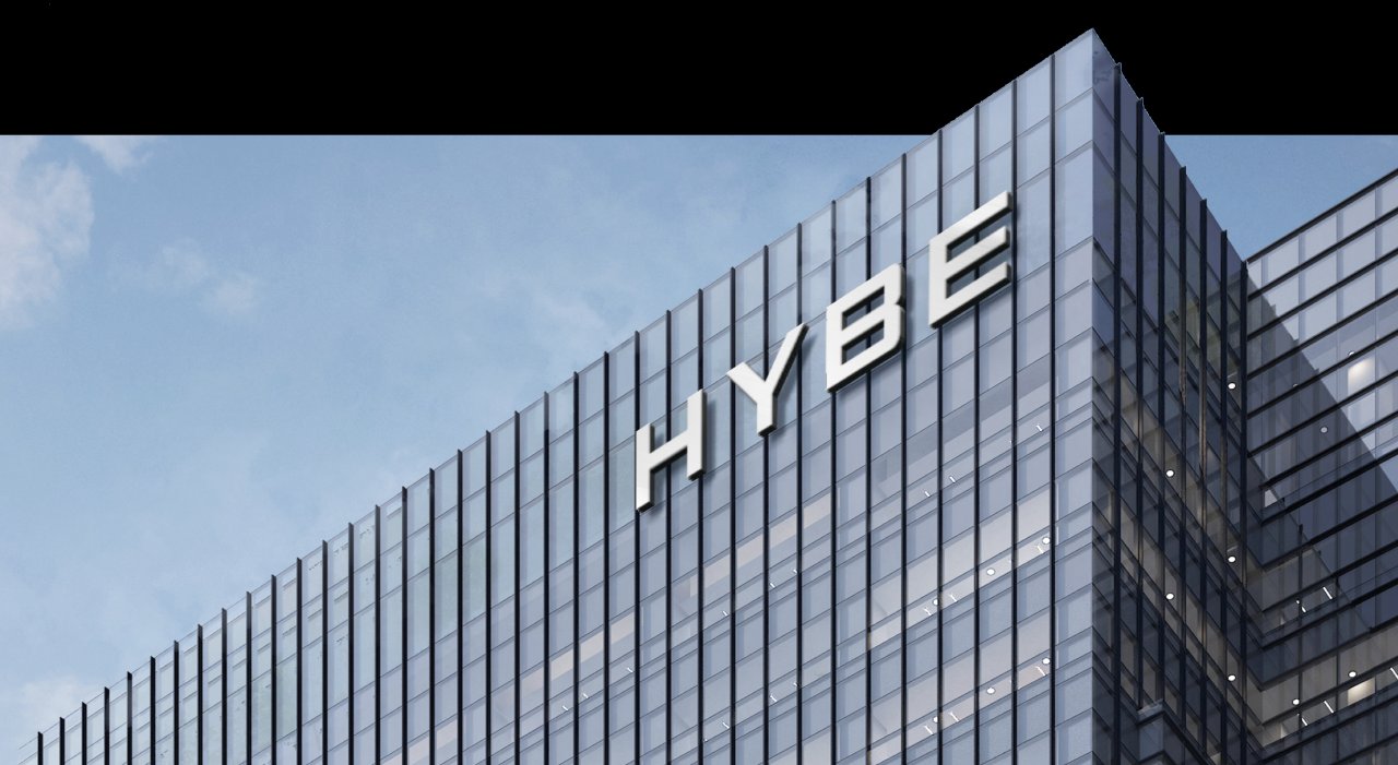 Hybe's headquarters building in Yongsan, Seoul. (Hybe)