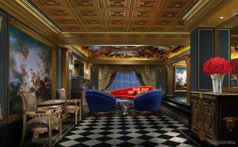 部屋へのエントランス