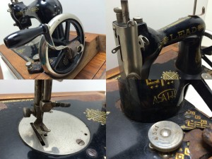 昭和レトロLEAD手巻きミシン
