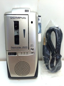 OLYMPUSマイクロカセットレコーダーJ500