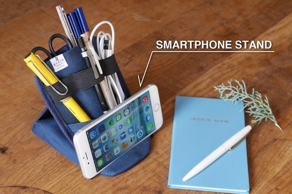 ペンケースなのにスマホスタンド？省スペース化に最適な『STAND UP PENCASE』