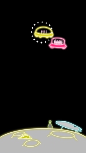 キラキラネオンの輝く世界を目指せ！やみつきアクションゲーム『月面うさぎの出発』