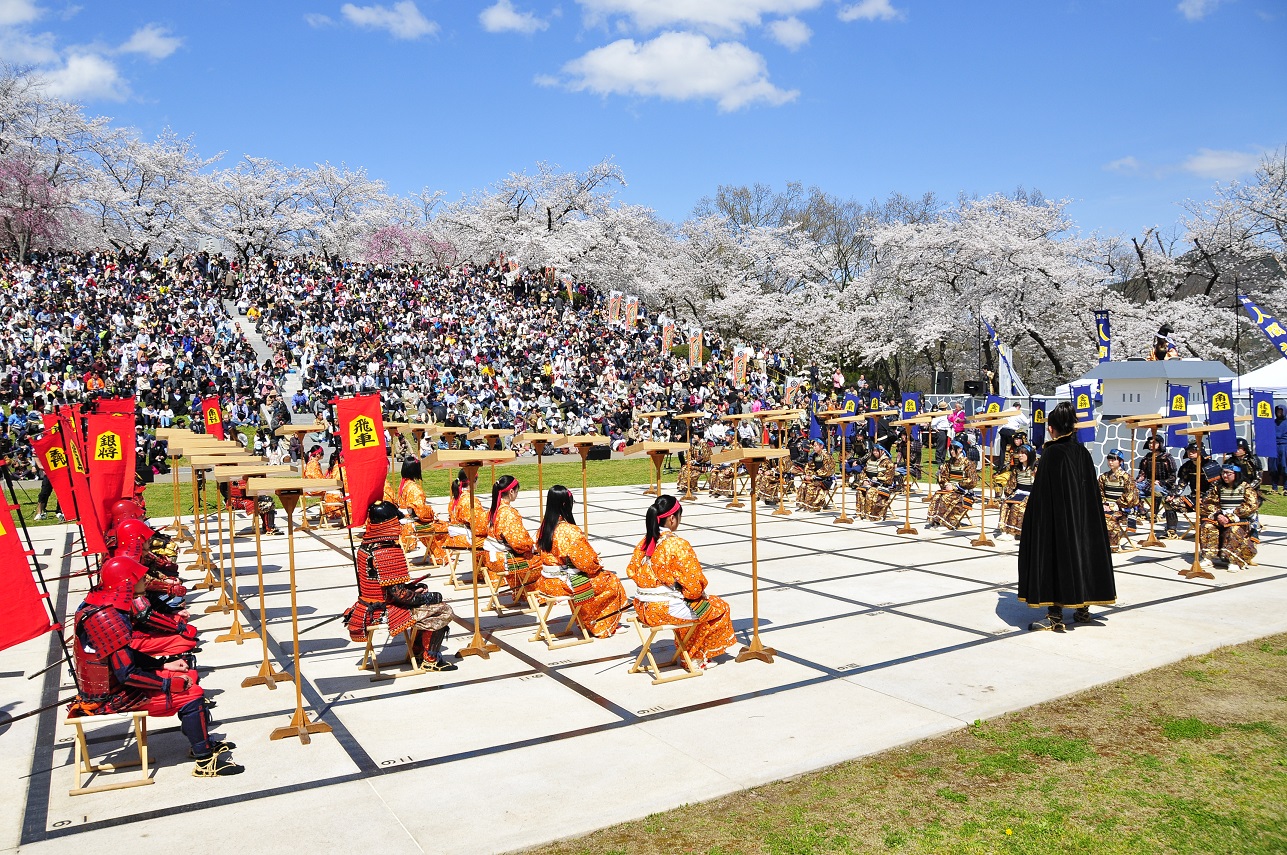 ◆第６７回天童桜まつり「人間将棋」◆：画像