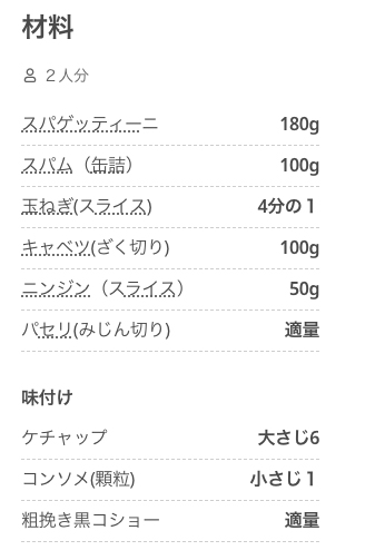 “簡単!油を使わない美味しいナポリタン”