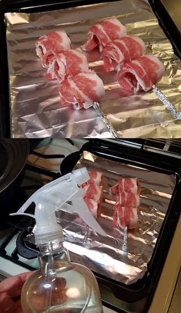 “ミニトマトの豚肉巻き串焼き”