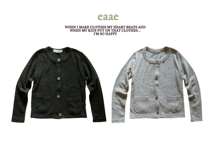 シンプルカーディガン：カラーバリエーション