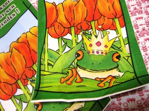ドイツカエルの紙袋