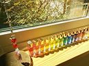14本のカラーボトルから導き出される色の意味を知り、今のあなたをより輝かせせる、虹の光を放つオリジナルサンキャッチャーを作ろう