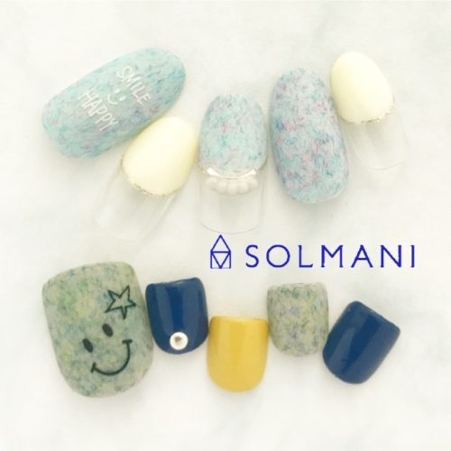 モヘアニットネイル2017冬ネイル恵比寿