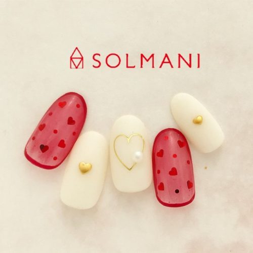 ２０１８年のバレンタインネイル恵比寿