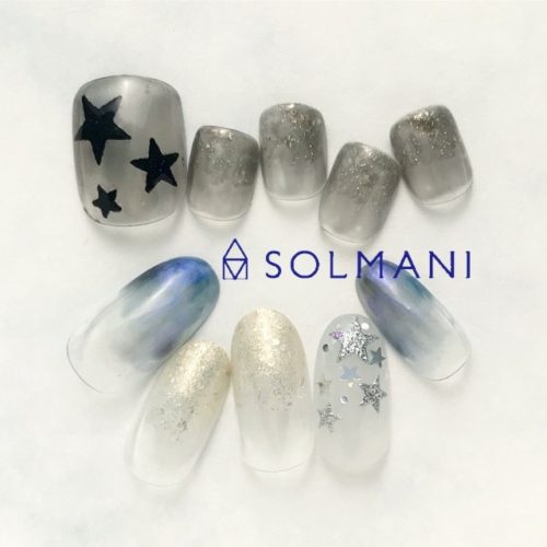 星ネイル恵比寿春ネイル