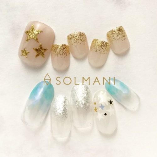 星ネイル恵比寿春ネイル
