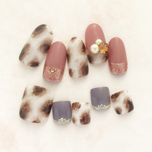 カーフスキン冬2018恵比寿 ネイル tokyo nail solmani
