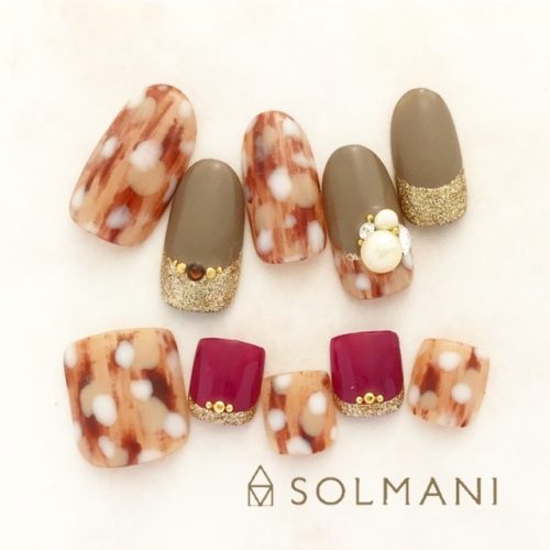 バンビ冬2018恵比寿 ネイル tokyo nail solmani