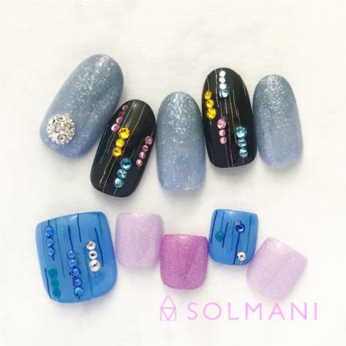 恵比寿ネイル2018冬solmani