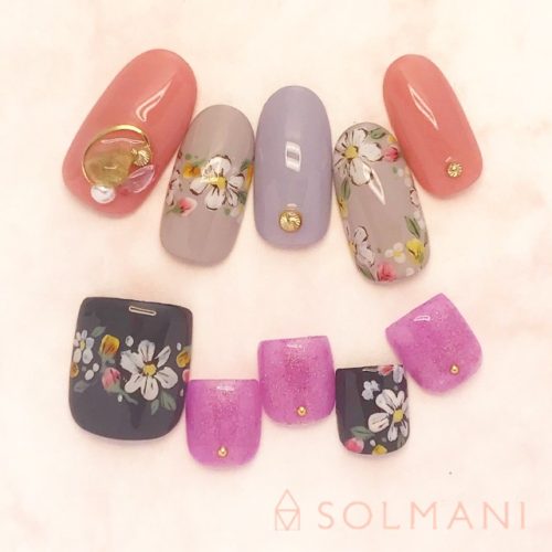 春ネイル2019恵比寿