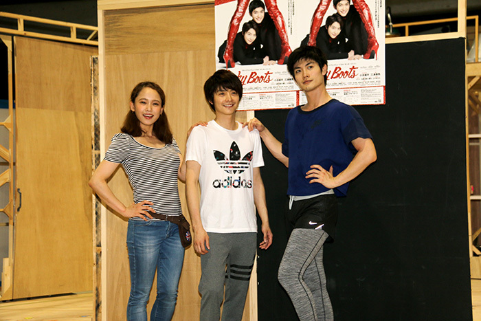 ソニン、小池徹平、三浦春馬／ブロードウェイミュージカル『キンキーブーツ』