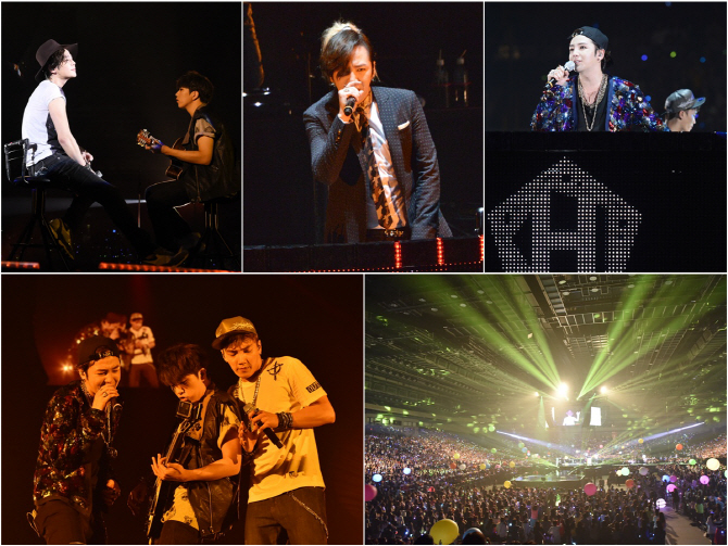 ザンググンソック, チームＨ日本公演..二日間 2万4千名観客