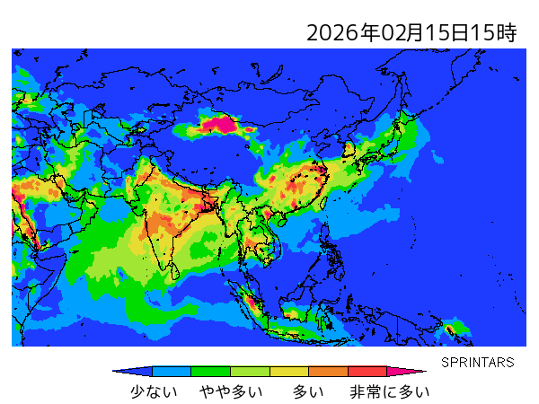 SPRINTARS aerosol forecast