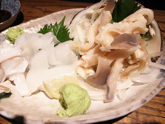 イカとホッキ貝