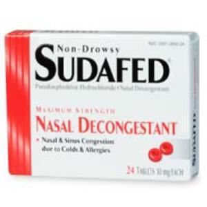 Sudafed (Pseudoephedrine) Drug Overview.