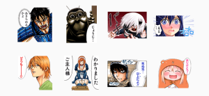 ヤングジャンプ35周年記念スタンプ（LINEマンガ）