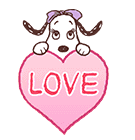 SNOOPY & BELLE スタンプ