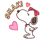 SNOOPY & BELLE スタンプ