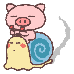 ぶたたのメッセージ スタンプ