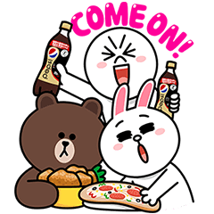 【限定スタンプ シリアルナンバー】ペプシスペシャルxLINEキャラクターズ スタンプ(2014年12月22日まで)